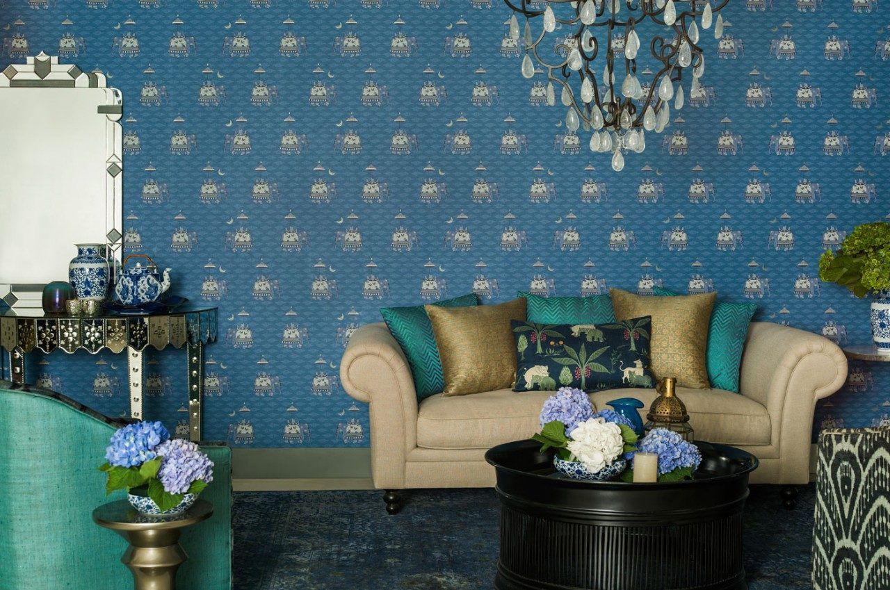 Royal Blue interiors