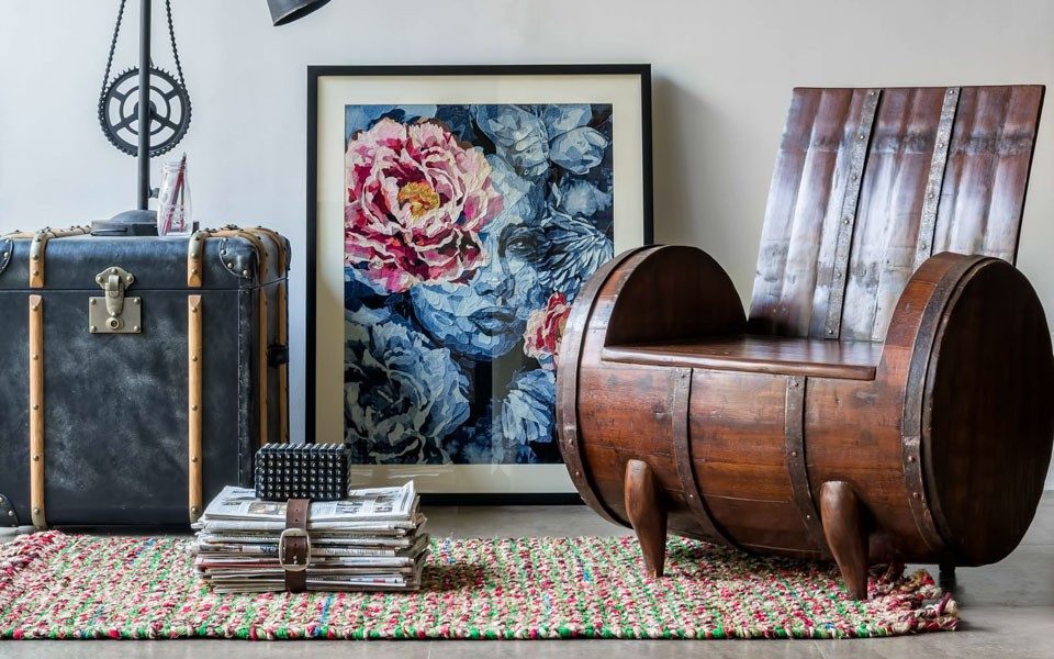 Reading Corner Decorated from Recycled Pieces - Beautiful Homes