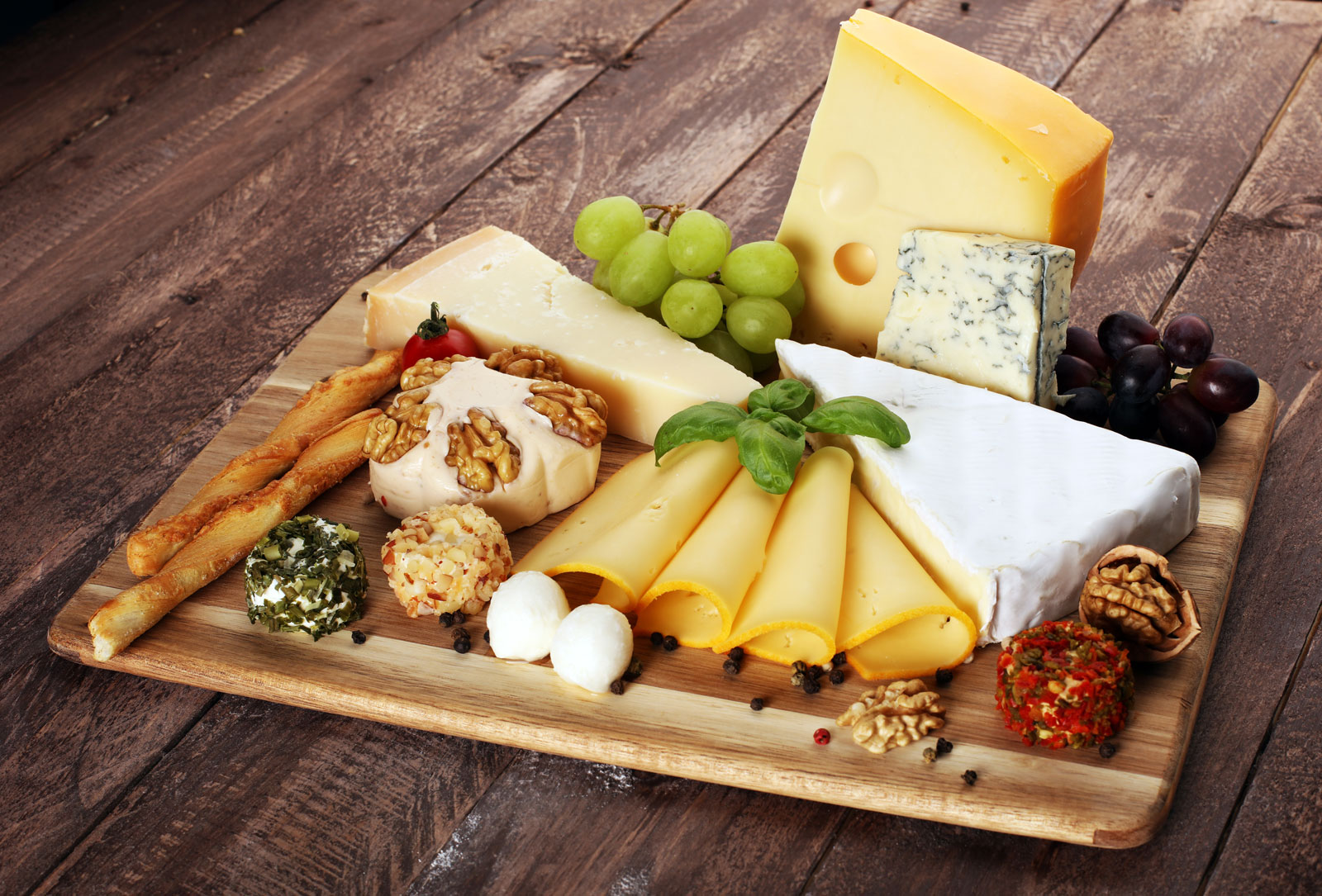 A beautifully plated cheese platter - Beautiful Homes