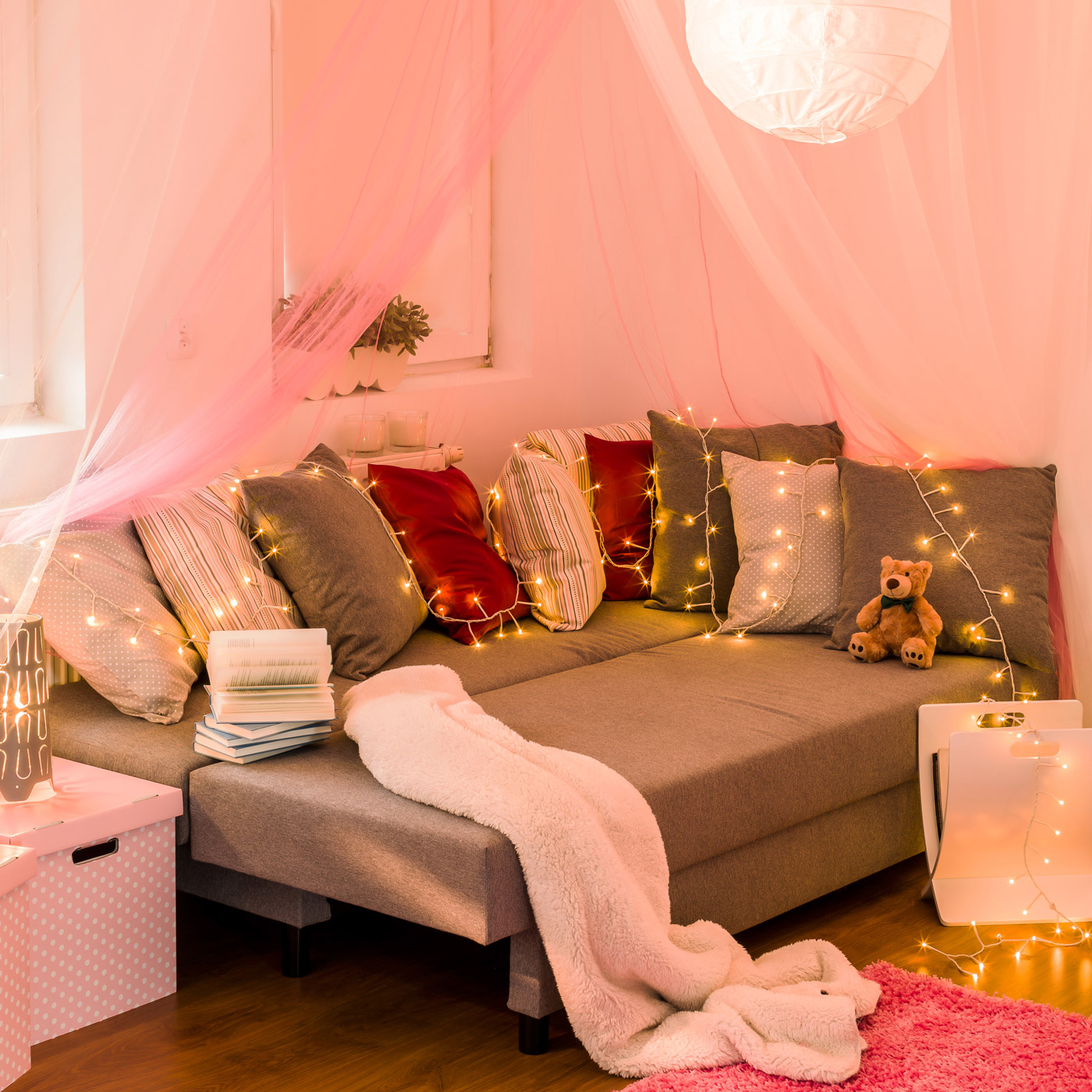 Use fairy lights for house decoration- Beautiful Homes