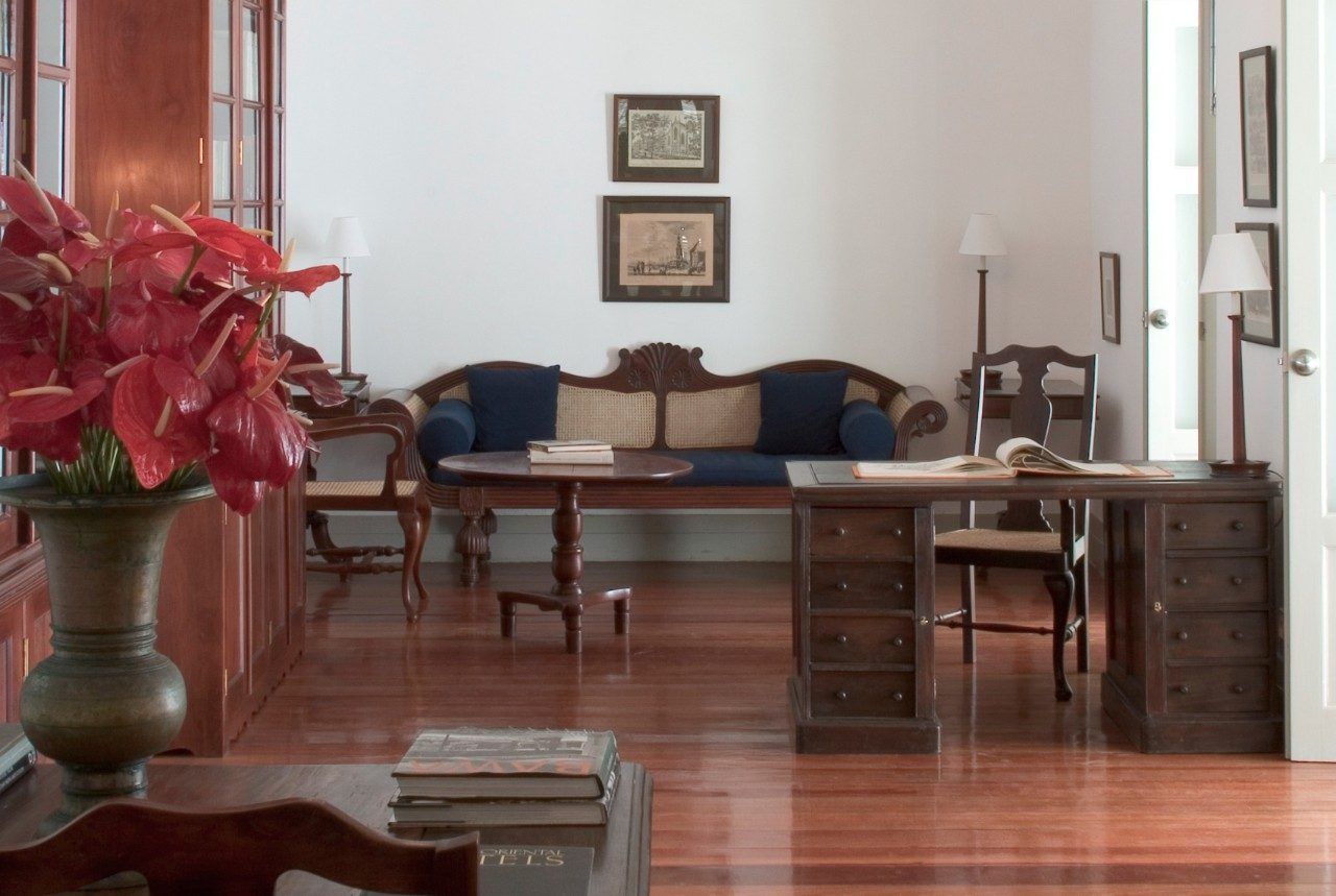 A library area at Amangalla - Beautiful Homes