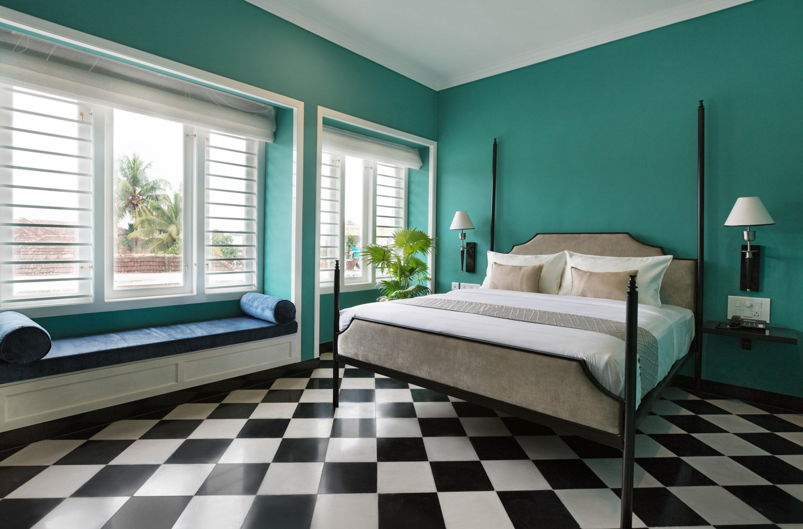 A Four-poster Bed Takes Centre Stage in the Deluxe Room - Beautiful Homes