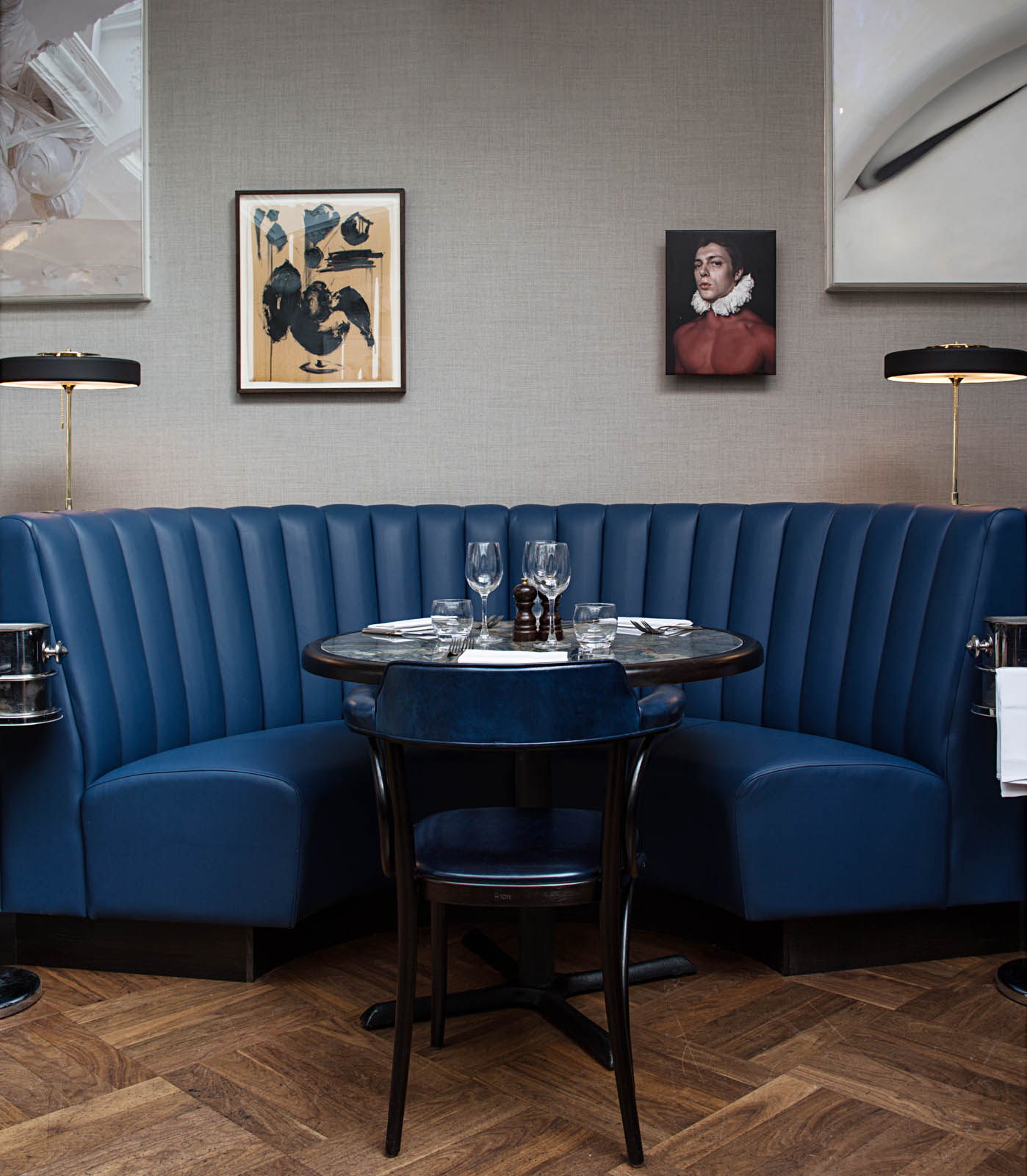 The View of the Seating Space at Groucho Club in Londoon - Beautiful Homes