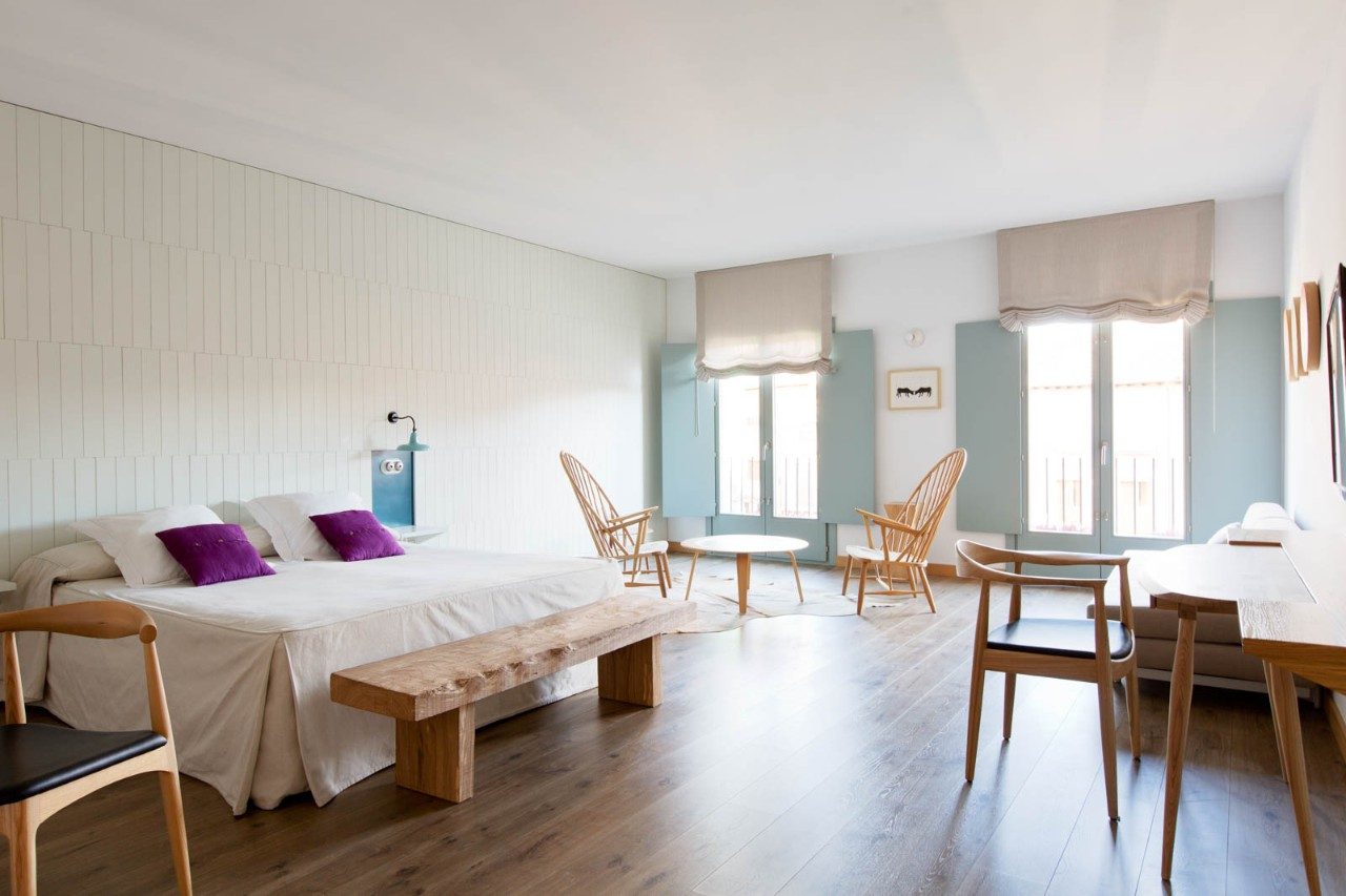 The interiors of the rooms at Hotel Ayllón at Spain - Beautiful Homes