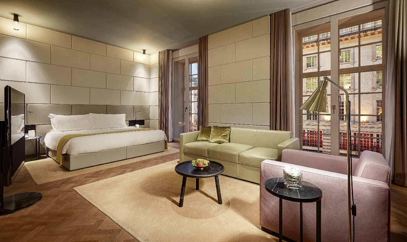 A View of the Bedroom Suite at Hotel Café Royal - Beautiful Homes