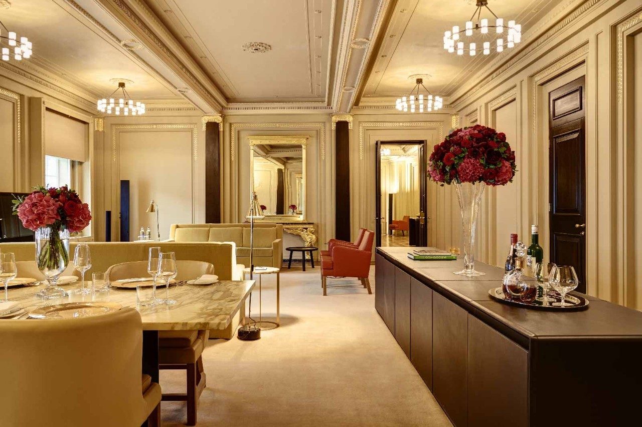 The Interiors of the Launge at Hotel Café Royal - Beautiful Homes