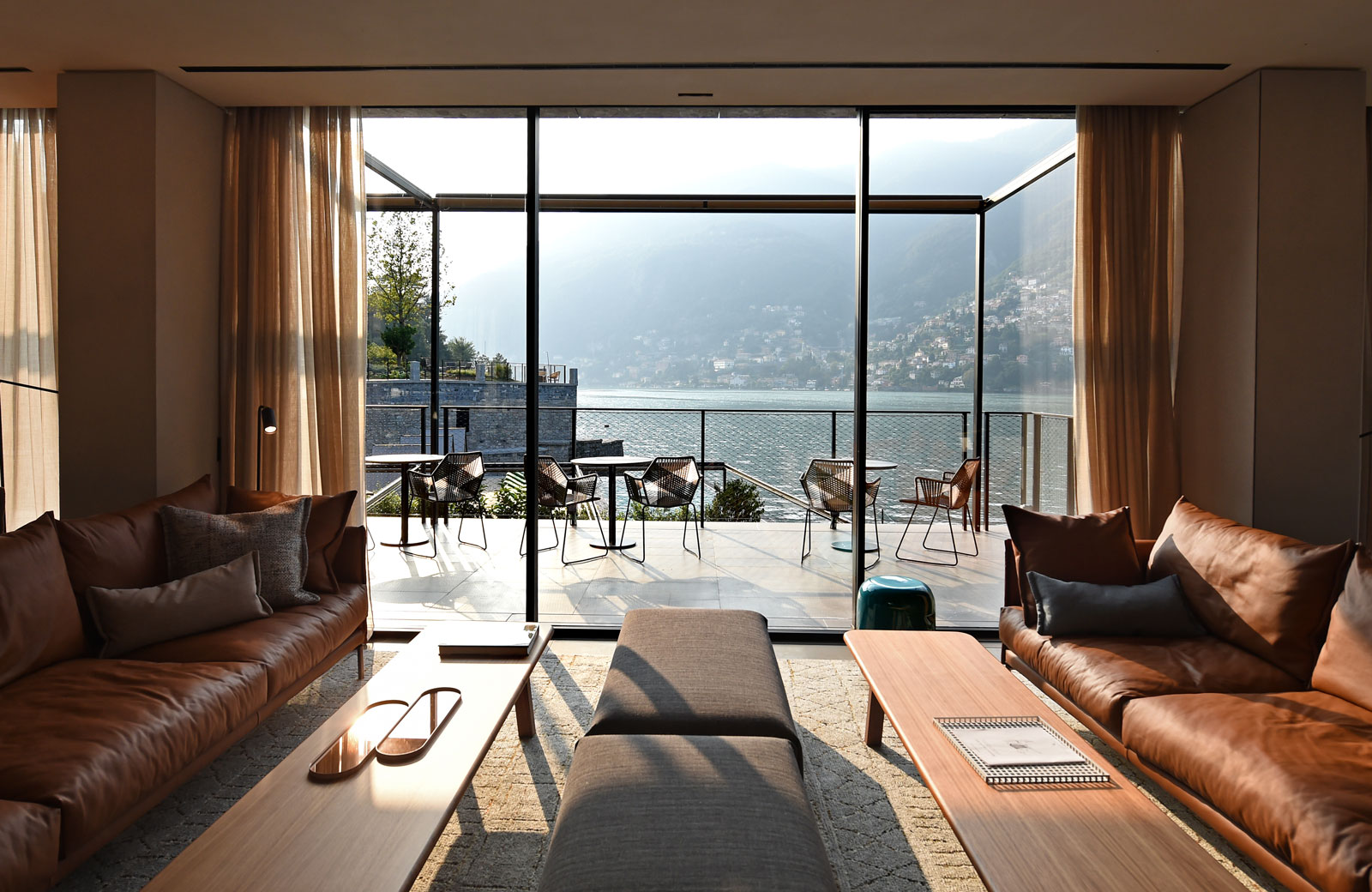 The interiors of the Sereno Lago di Como lakeside hotel - Beautiful Homes