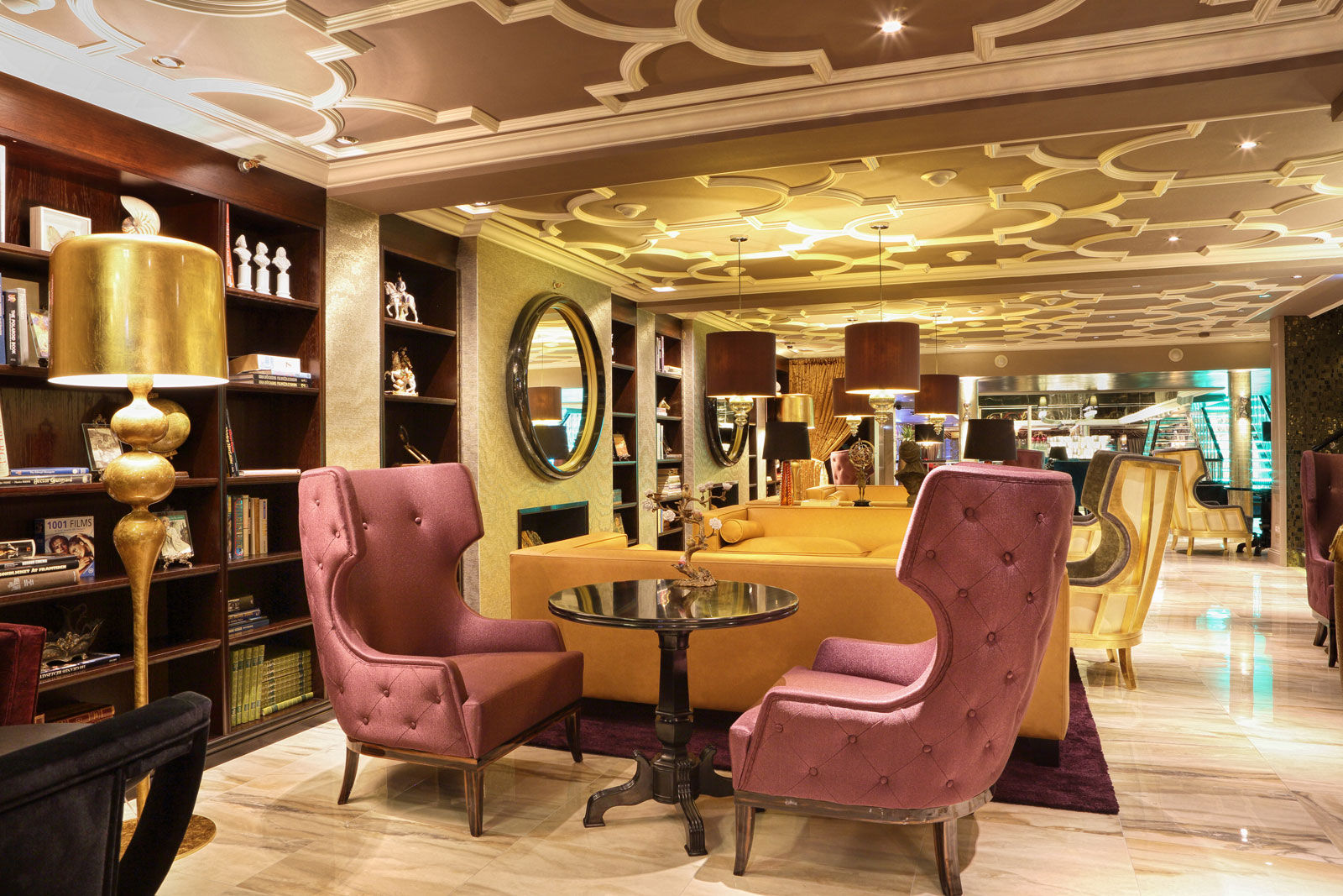 The Dining Area at the Second Floor of Le Pain Français Cafe - Beautiful Homes