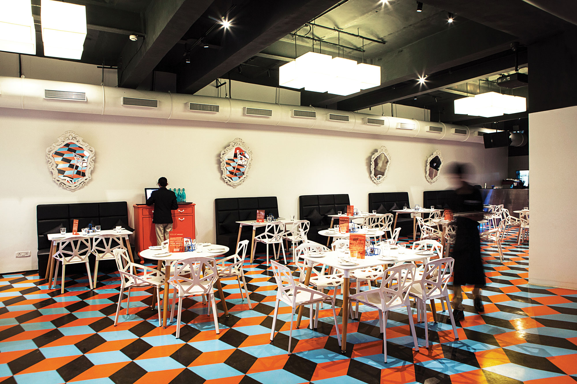 The Interiors of the Millk's Cafe Area – Beautiful Homes