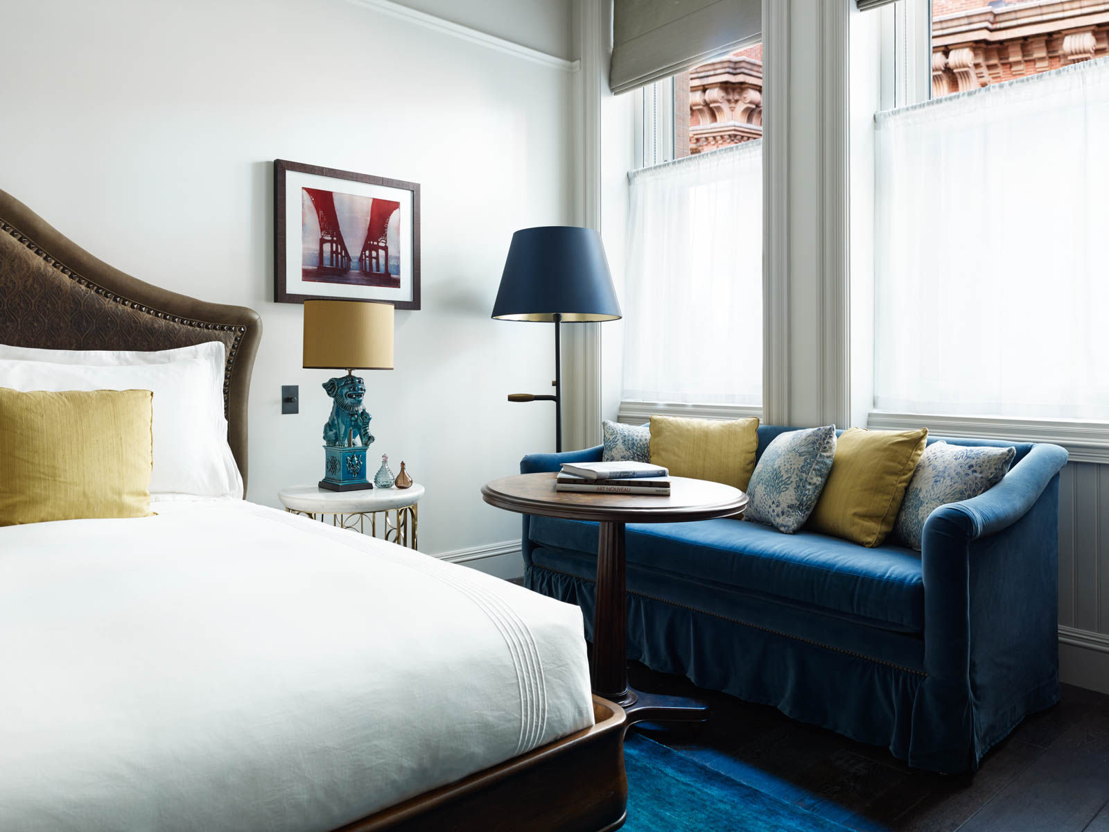 A Beautifully Furnished Bedroom at the Beekman Hotel - Beautiful Homes