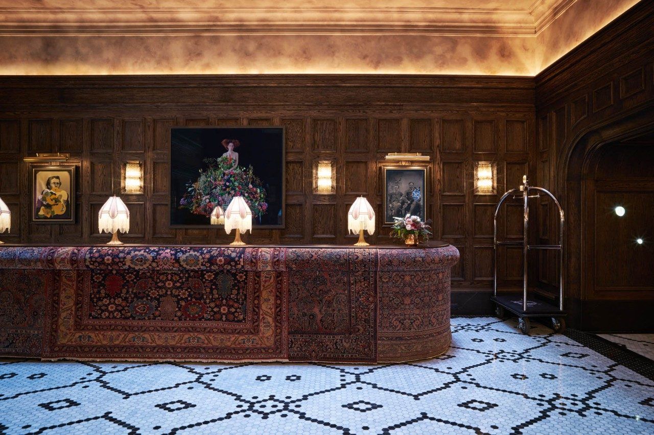 The Interiors at the Beekman Hotel in Manhattan - Beautiful Homes