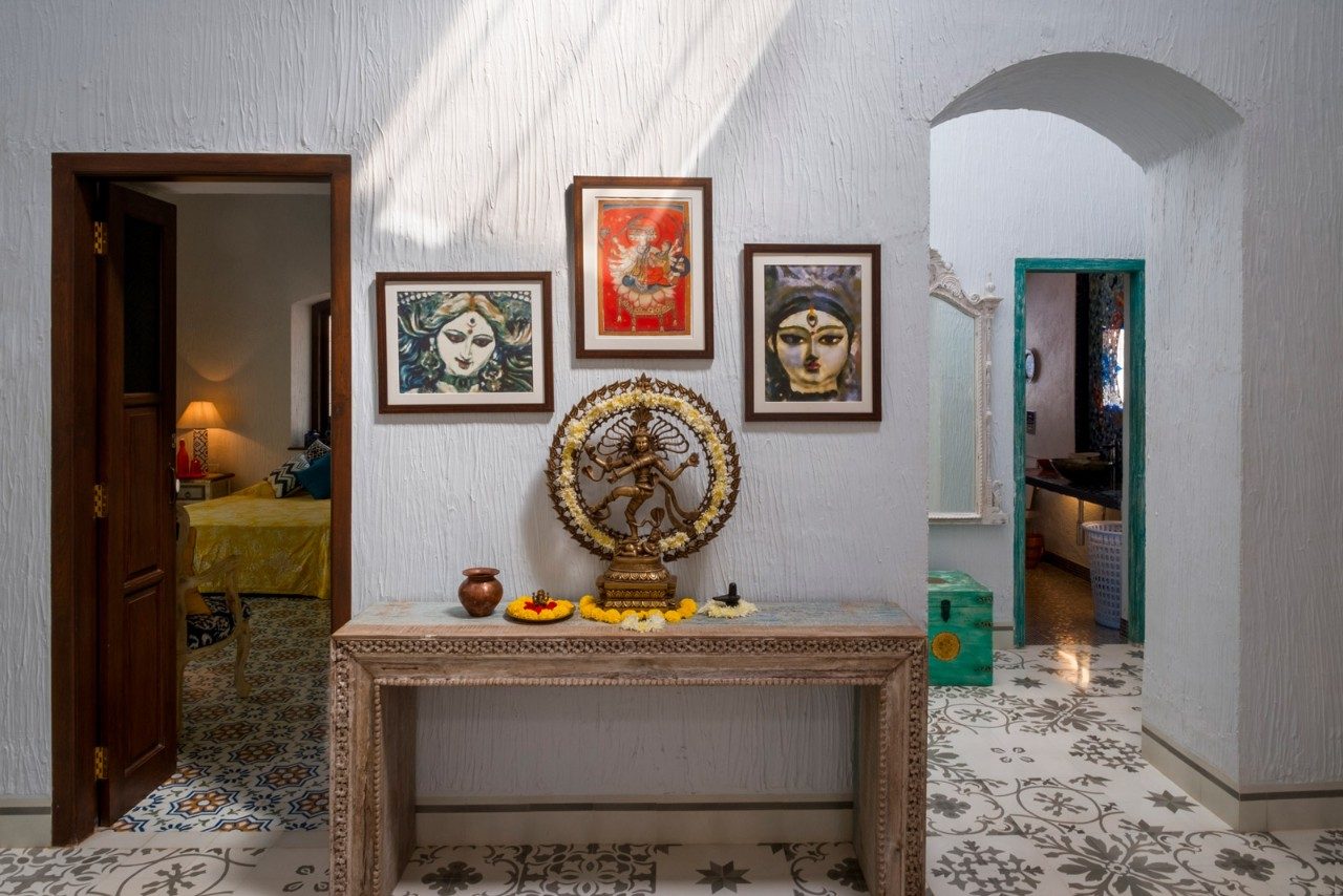 The interior of the Inner Temple in Goa - Beautiful Homes