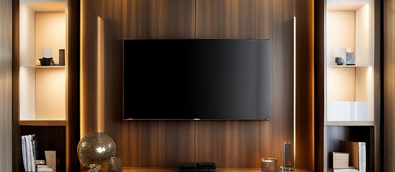 Sleek tv unit design for your home design - Beautiful Homes