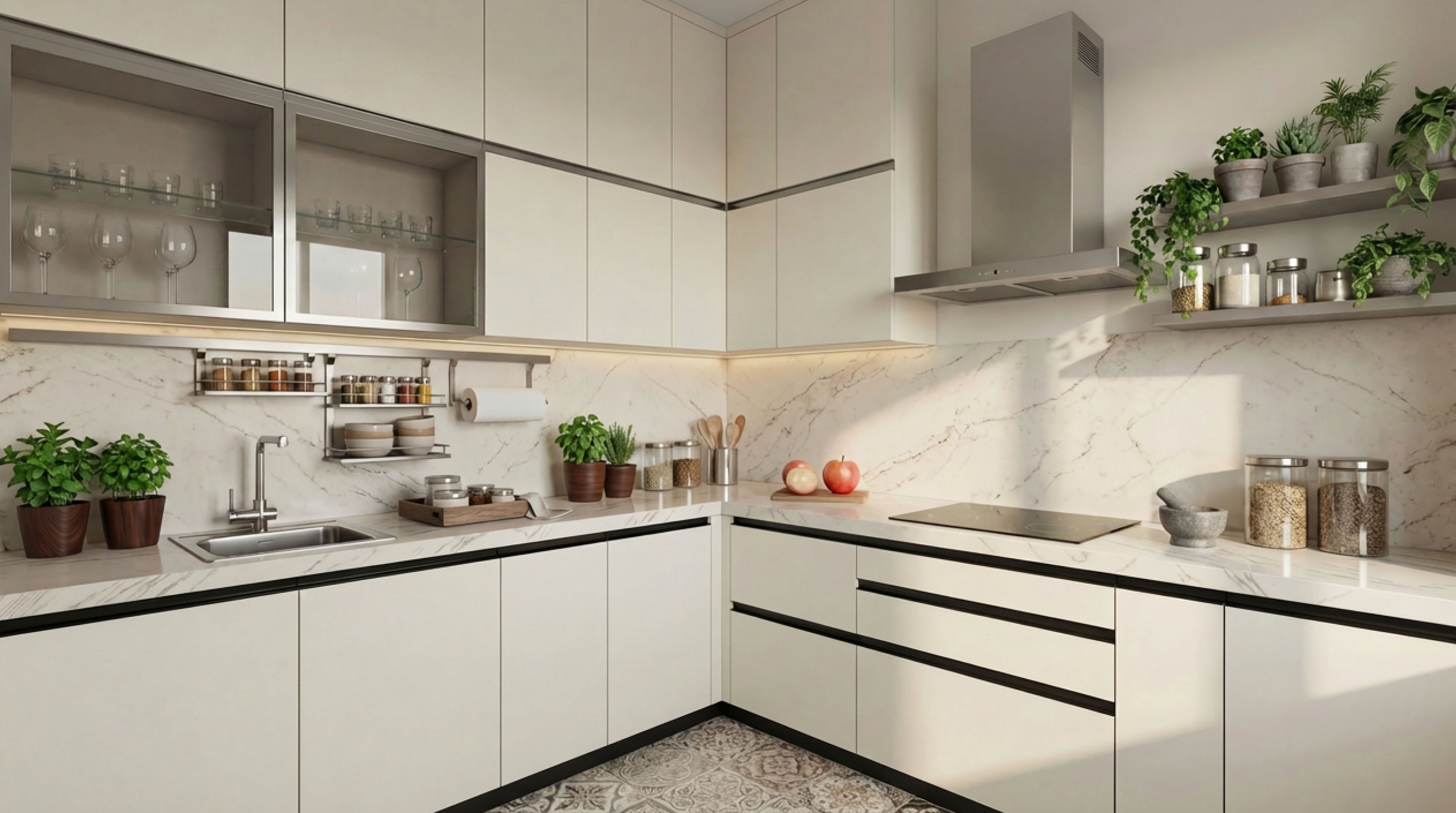 Pristine White Solid Gloss Acrishine