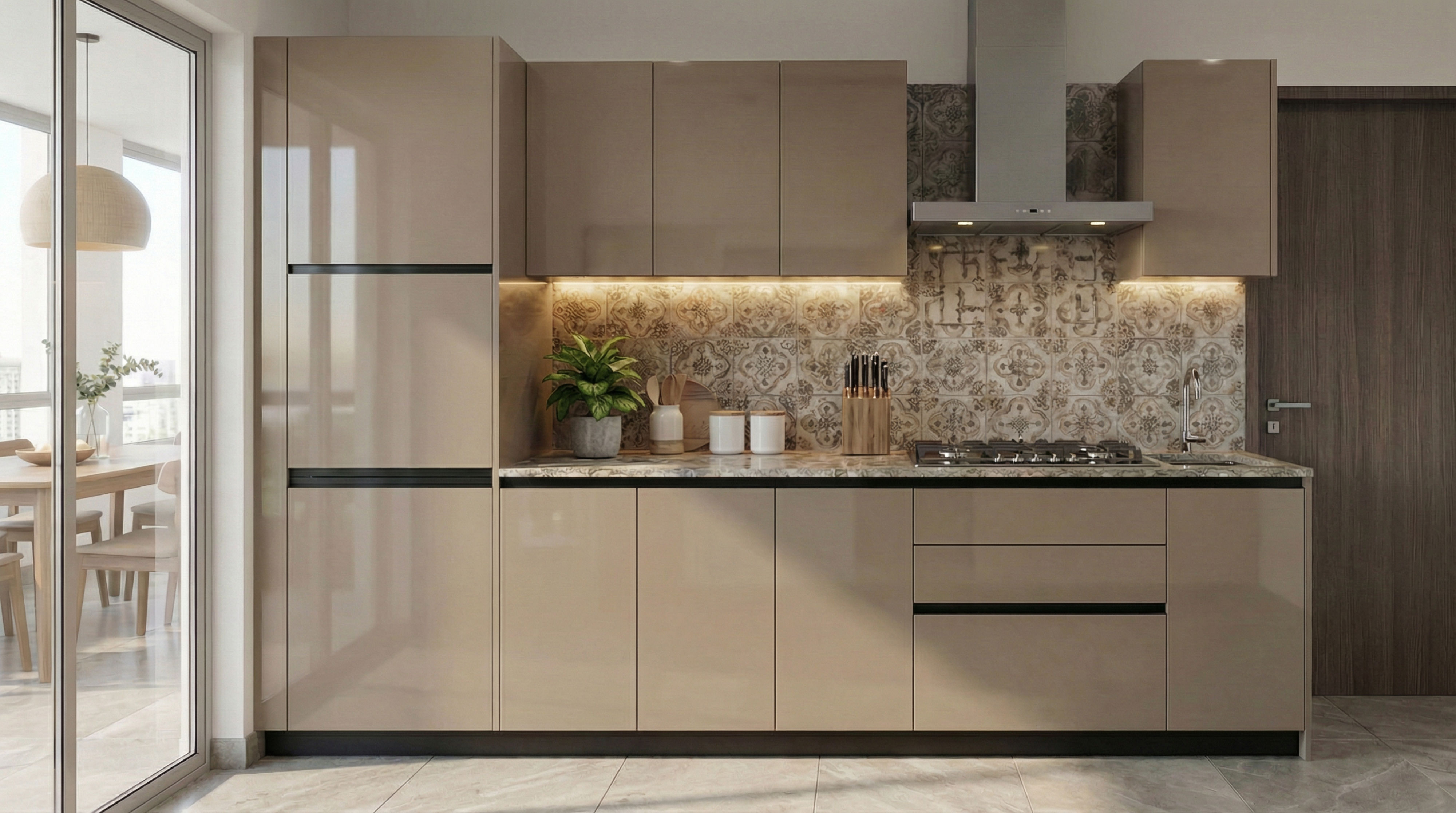 Grey Elegante Solid Matt Acrishine