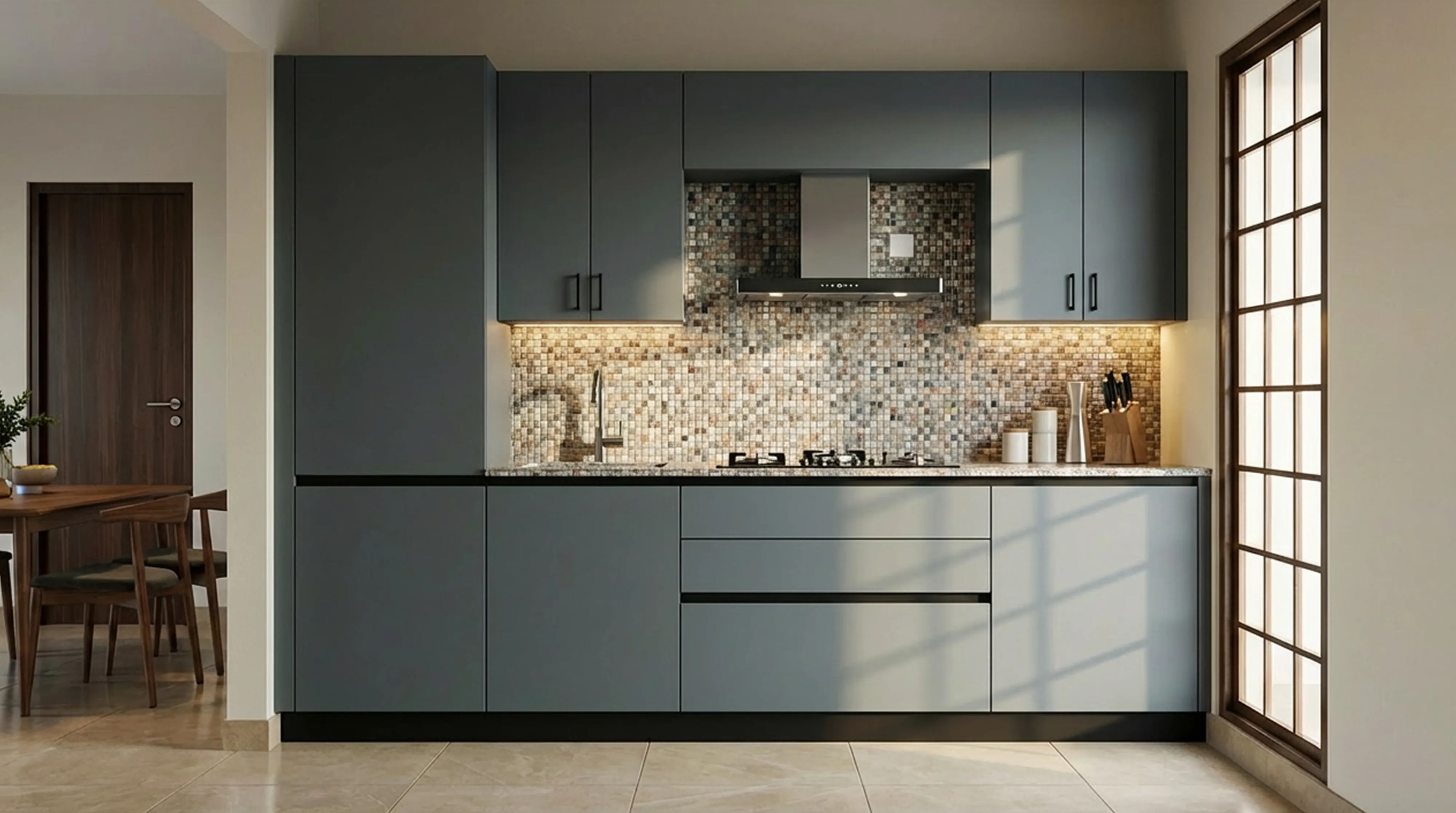 Blue Grey PU Matt Pro