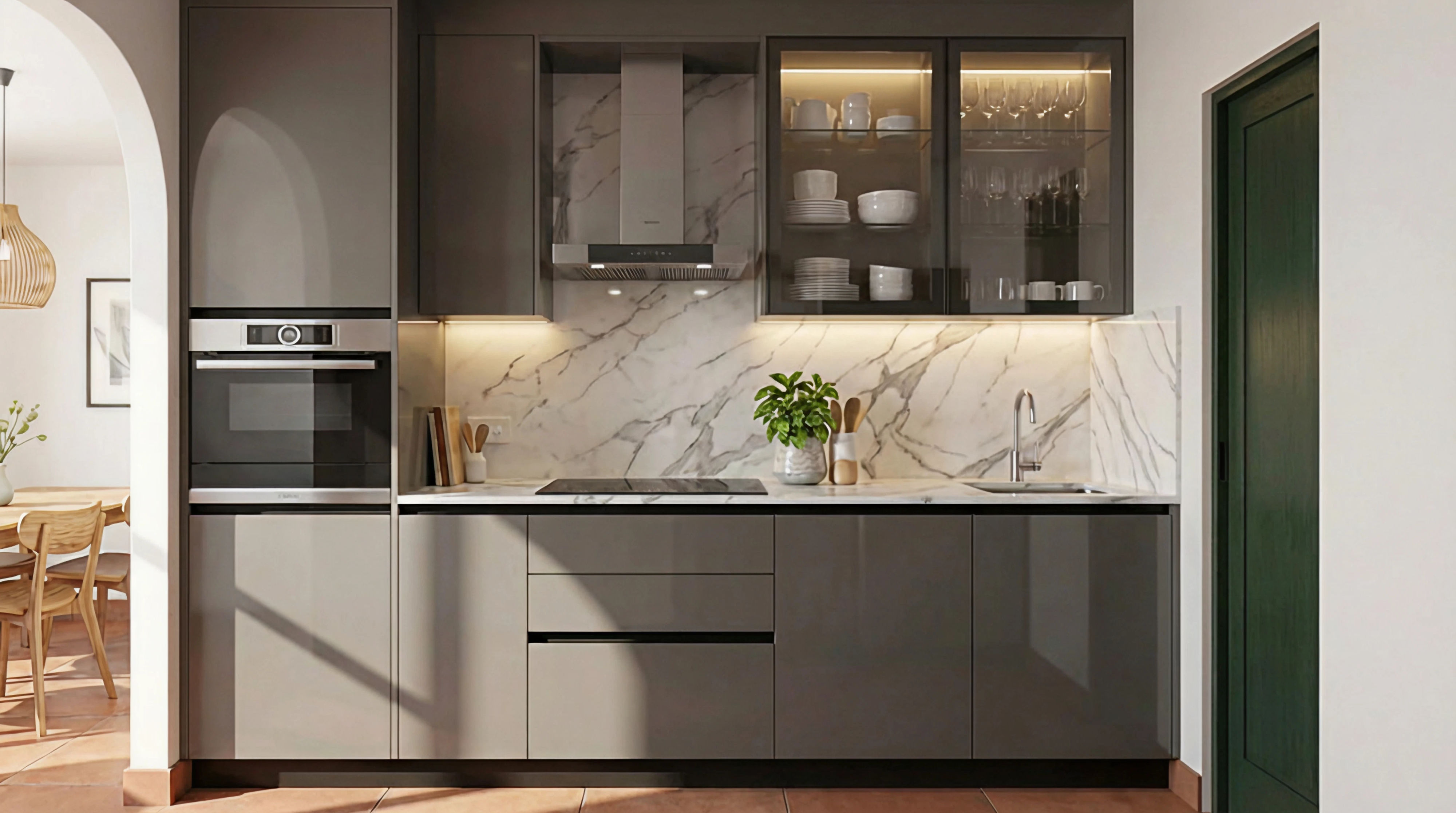 Titanium Grey PU Gloss