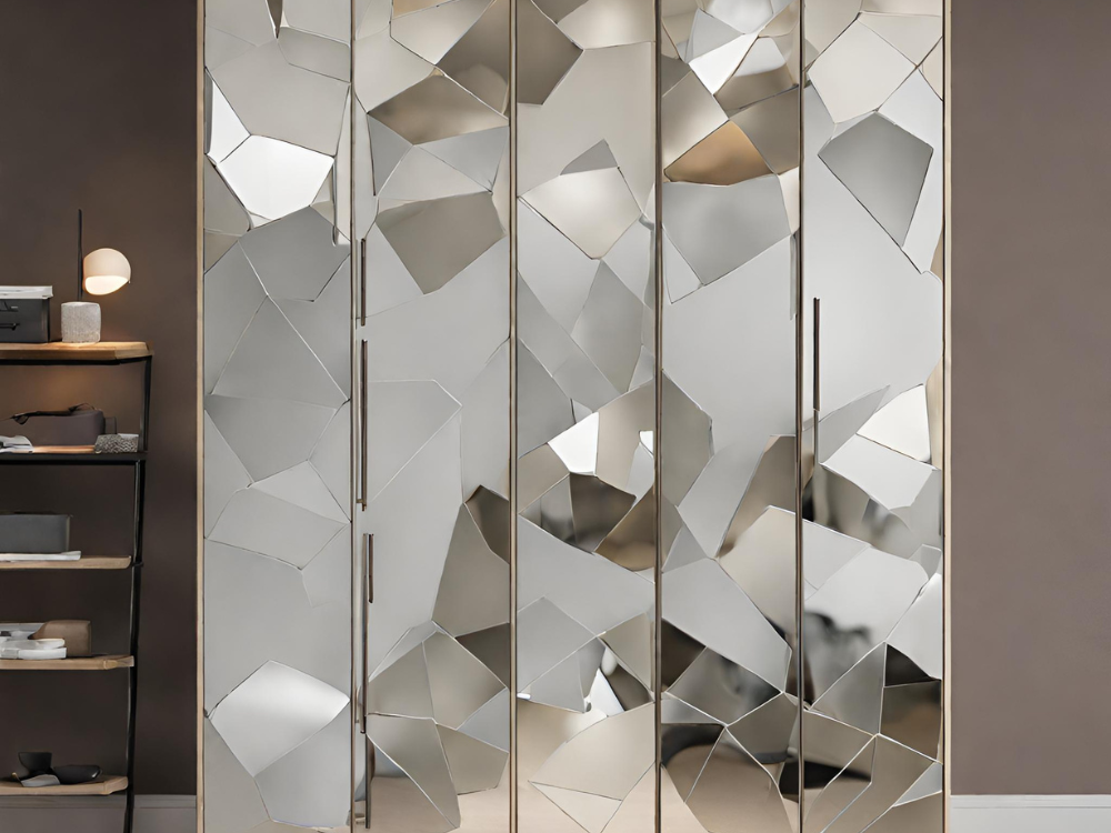 Mosaic mirror wardrobe design - Beautiful Homes