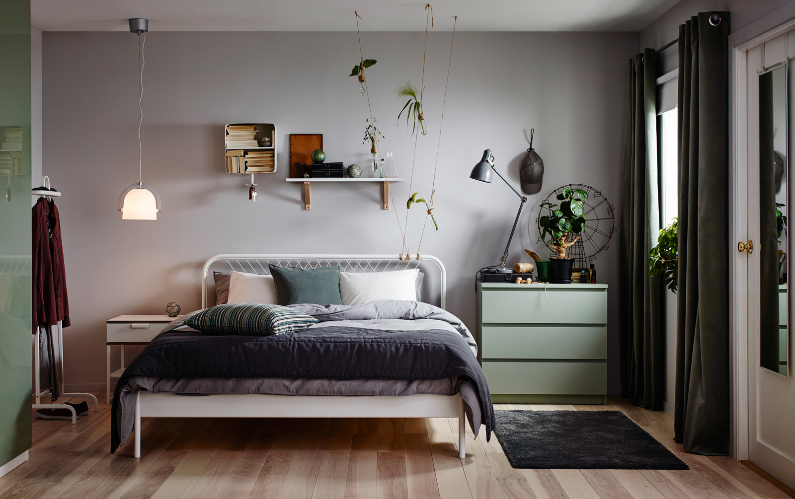 Make sure bedroom essentials are in one place while decorating bedroom - Beautiful Homes