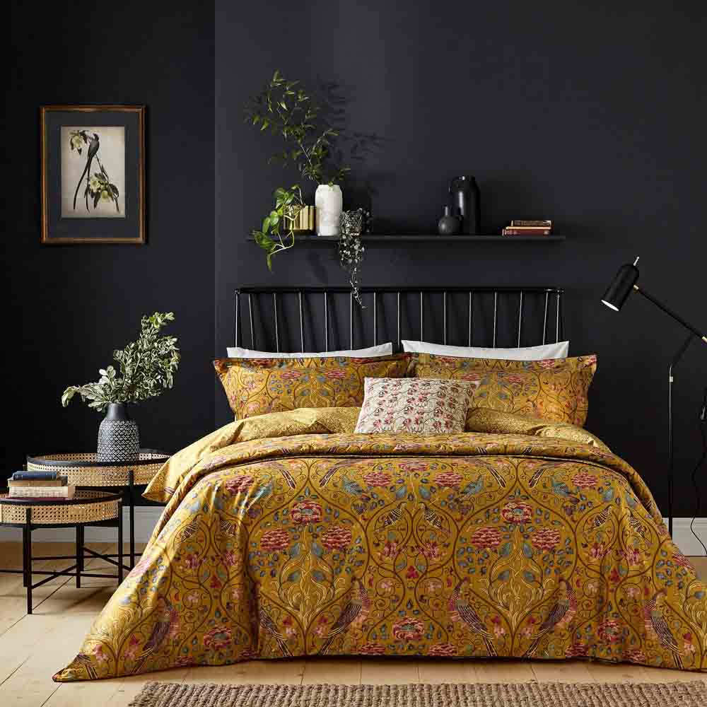 Bold wall colour designs for bedroom interiors - Beautiful Homes