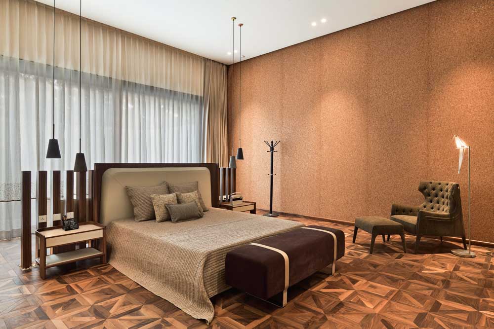 Install parquet wooden floor design for your bedroom interior design - Beautiful Homes