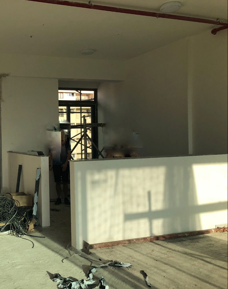 Kitchen interior design makeover in progress  - Beautiful Homes