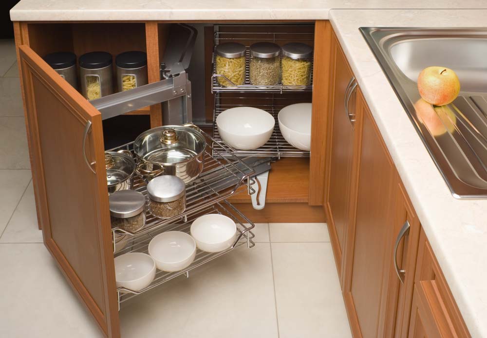 Pull Out Corner Kitchen Drawer 