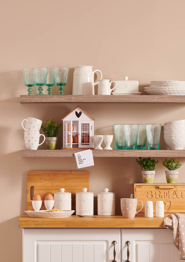Kitchen open shelves design - Beautiful Homes