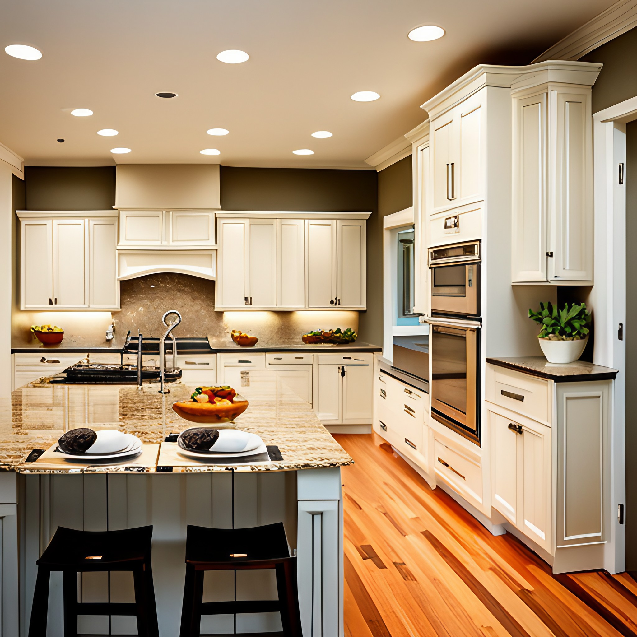 Wooden cupboards for the modular kitchen - Beautiful Homes
