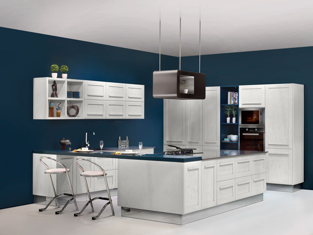 Bumble Bee U-Shaped Modular Kitchen