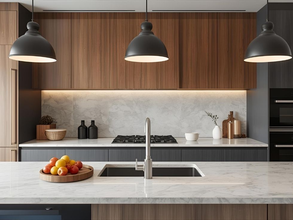 Modern kitchen sunmica colour - Beautiful Homes