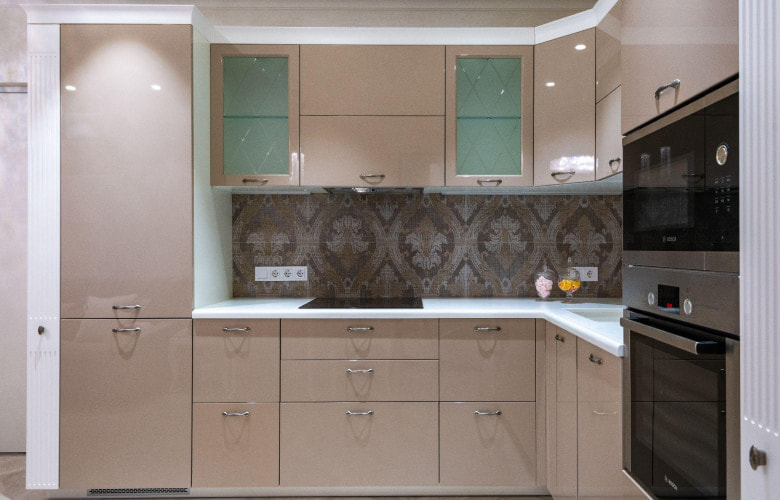 Enhance your kitchen interiors by switching to beige colour combination for your kitchen - Beautiful Homes