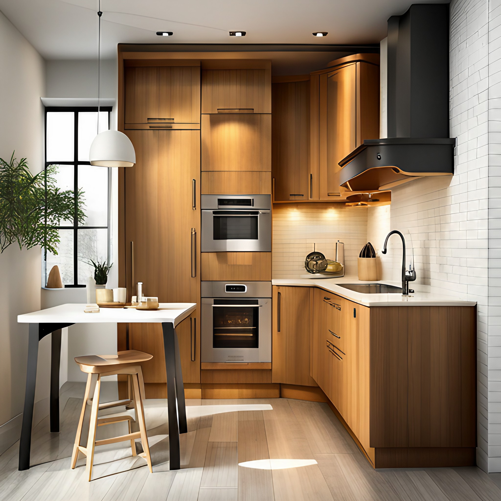 Tall units for small kitchen - Beautiful Homes