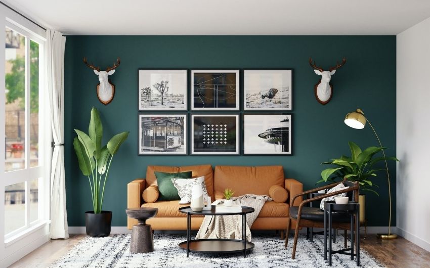 Main Hall Wall Colour Combination for your Living Room