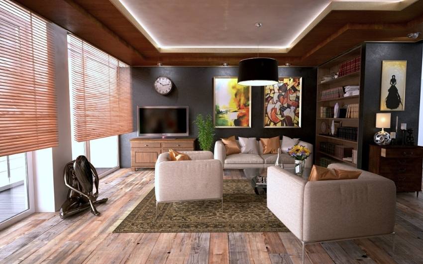 Floating furniture for your living room design - beautiful Homes