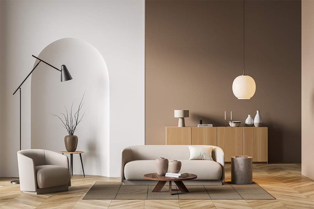 Designer floor lamp for your modern minimalist living room décor - Beautiful Homes