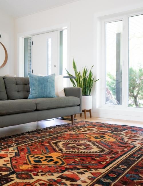 Multi-coloured carpet ideas for the living room - Beautiful Homes