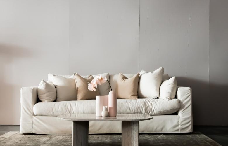 Neutral colour shades for your living room cushion covers - Beautiful Homes