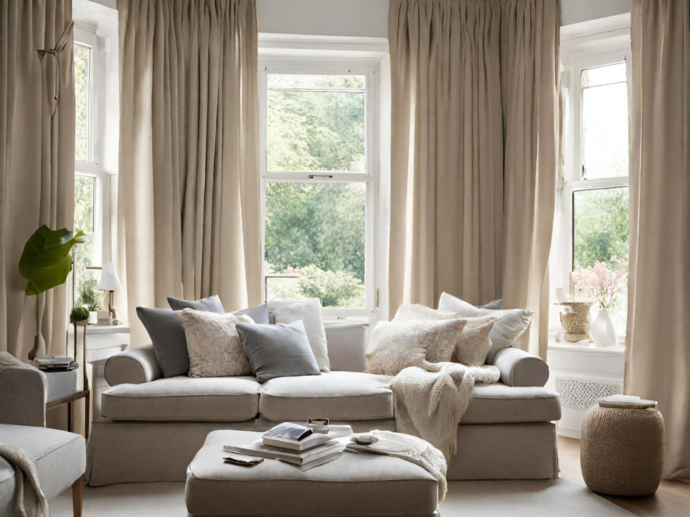 Neutral small living room design - Beautiful Homes