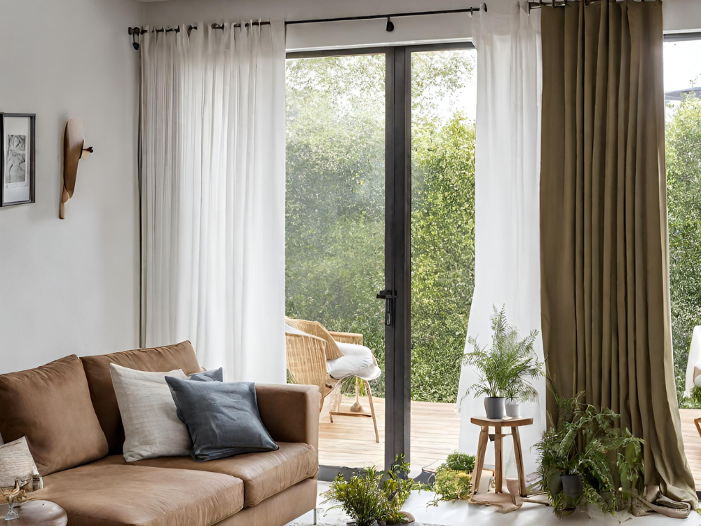 Curtain for small living room - Beautiful Homes
