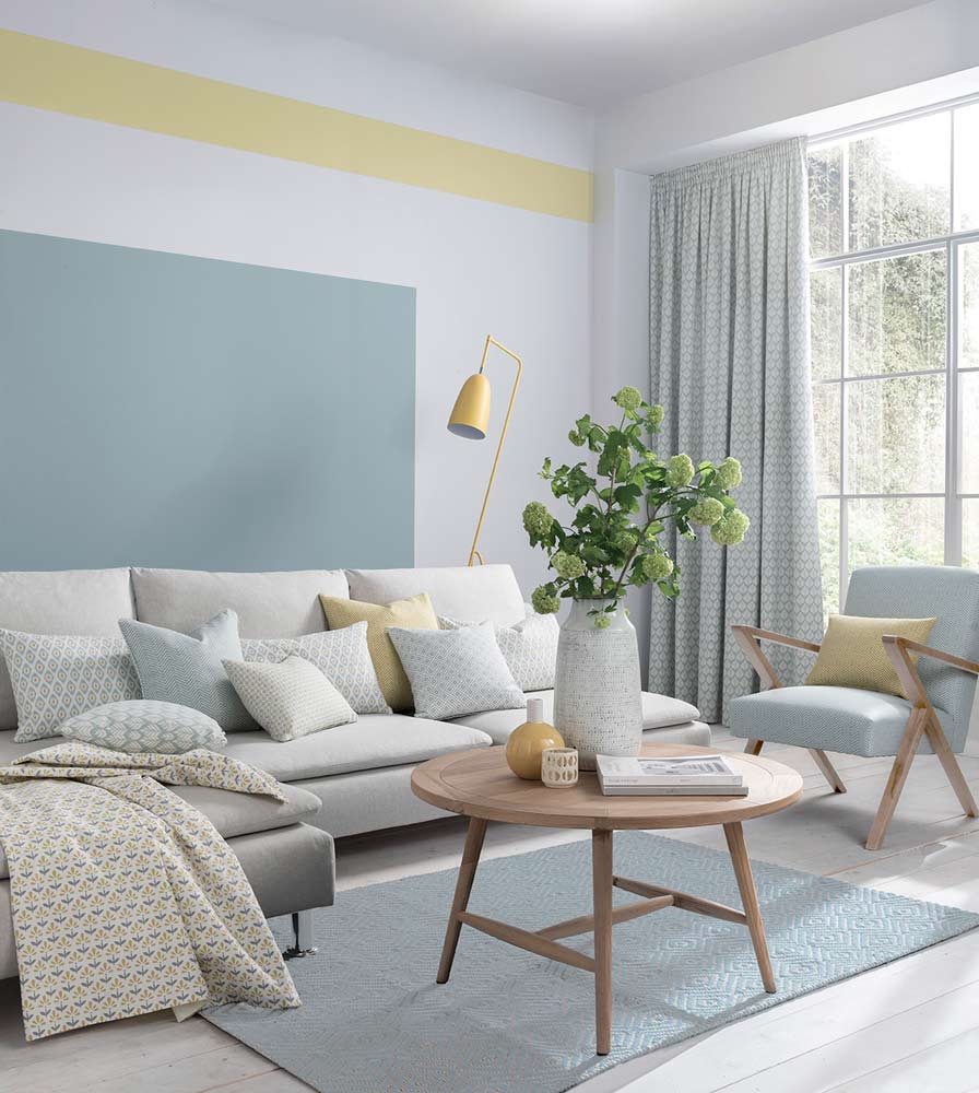 Use living room furniture for small spaces with light weight & colour - Beautiful Homes