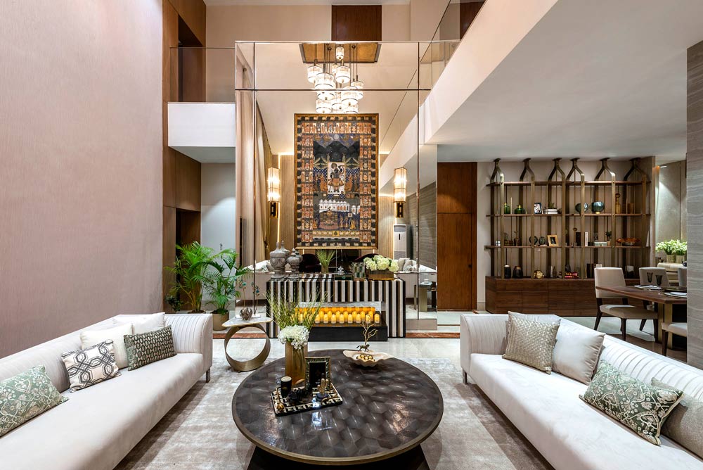 Plan your living and dining room design to incorporate complementary flooring materials - Beautiful Homes