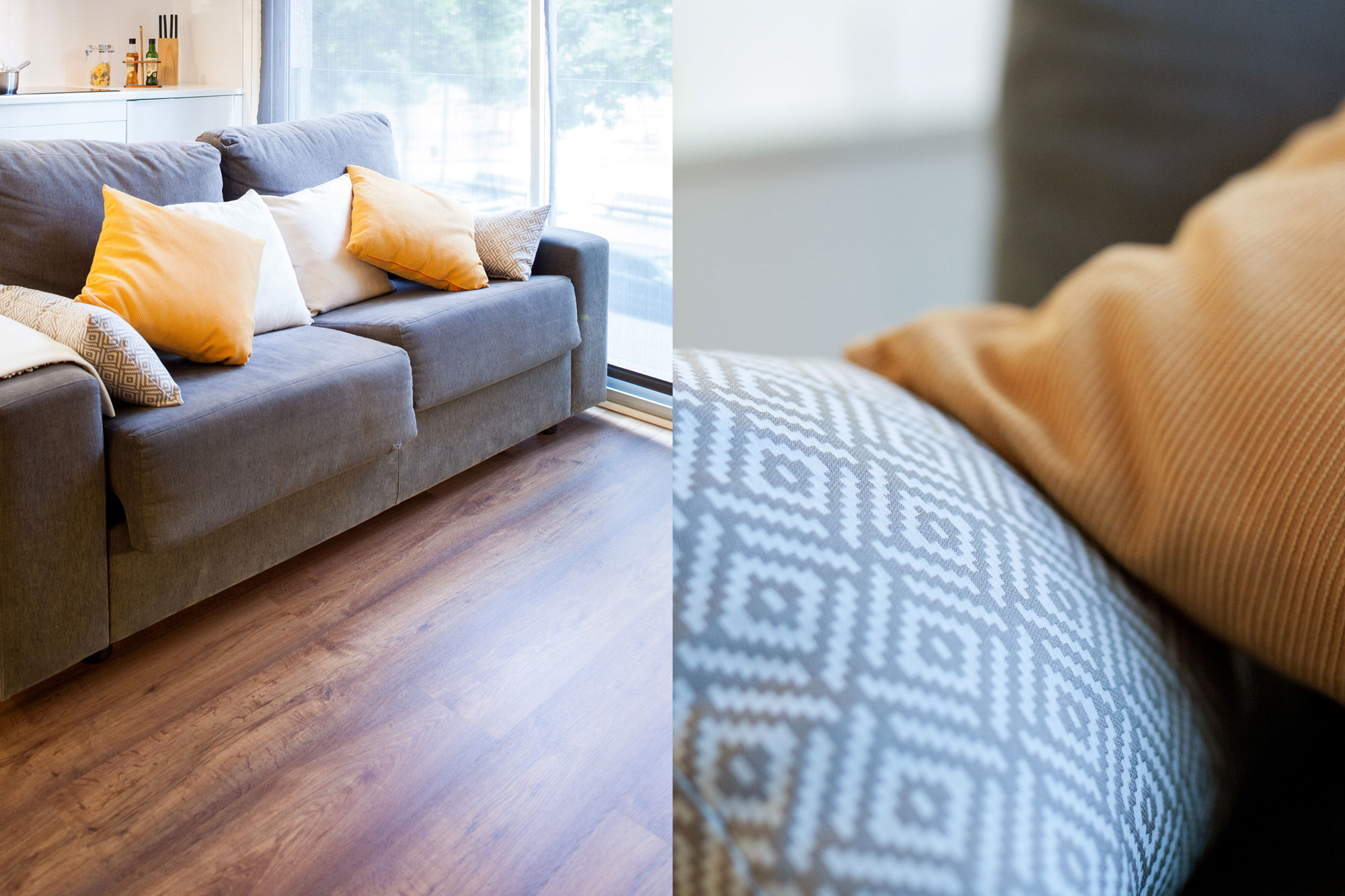 Living room sofa upholstery fabric depends on weather of city - Beautiful Homes