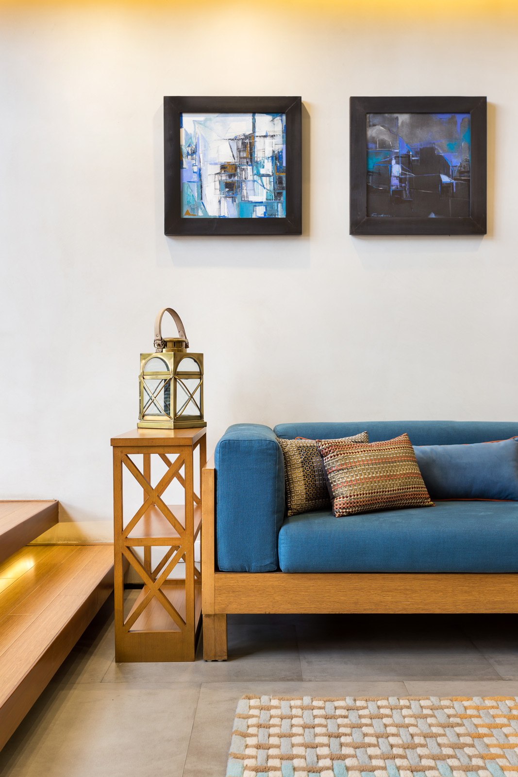 Gold Finished Lamps for living room decor - Beautiful Homes