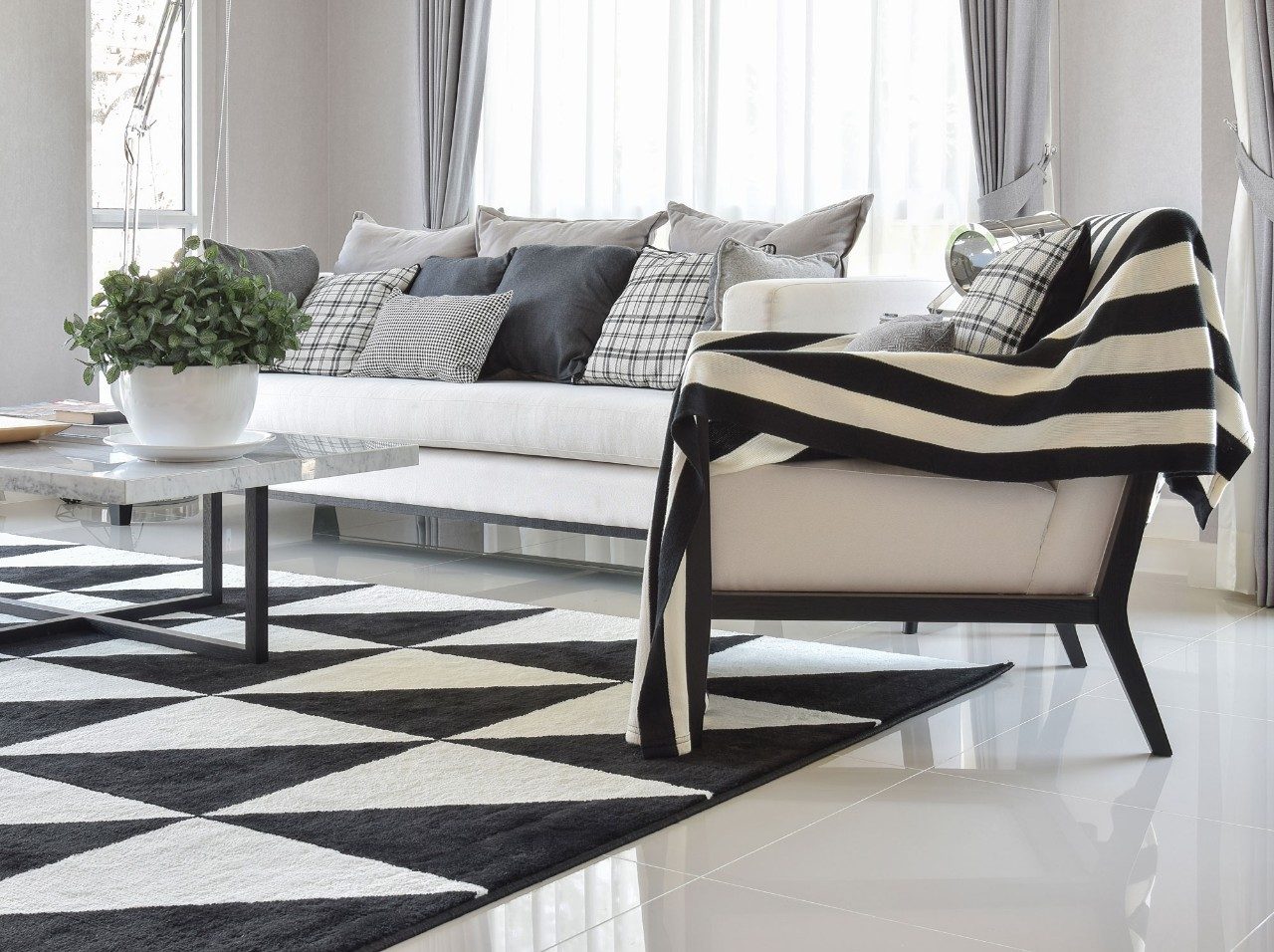 Spot the difference: carpets, rugs and dhurries for living room designs - Beautiful Homes