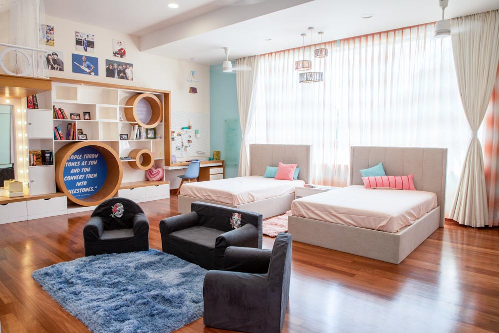 Kids room design for a girl & boy by Peekaboo Interiors - Beautiful Homes