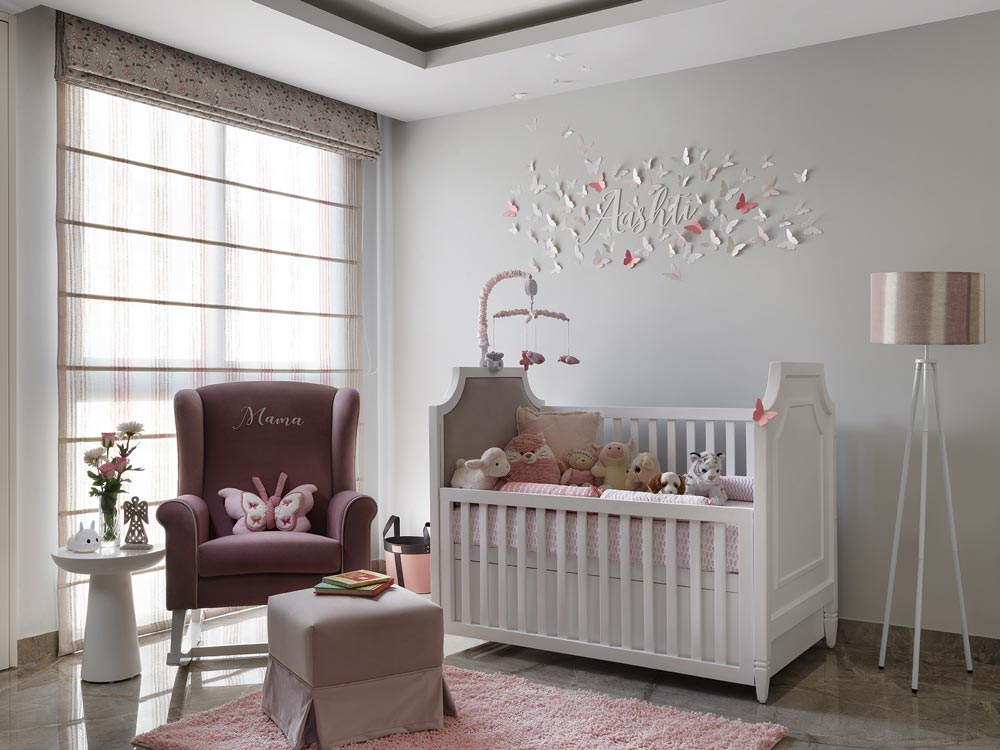 Minimal & warm nursery design with soothing colour palette by Romilla Tewari - Beautiful Homes