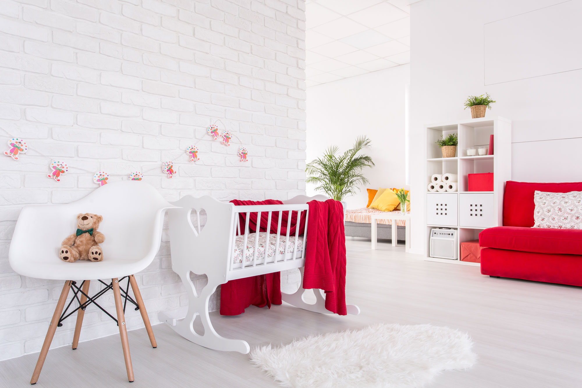 Red and White Kids Room Design Ideas - Beautiful Homes
