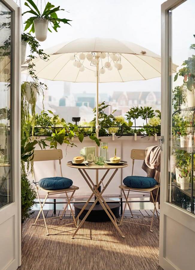 Balcony Garden Interior Design Ideas For Breakfast Lovers - Beautiful Homes