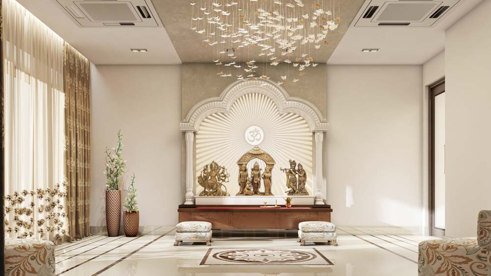 Mandir In Living Room Bryont Blog